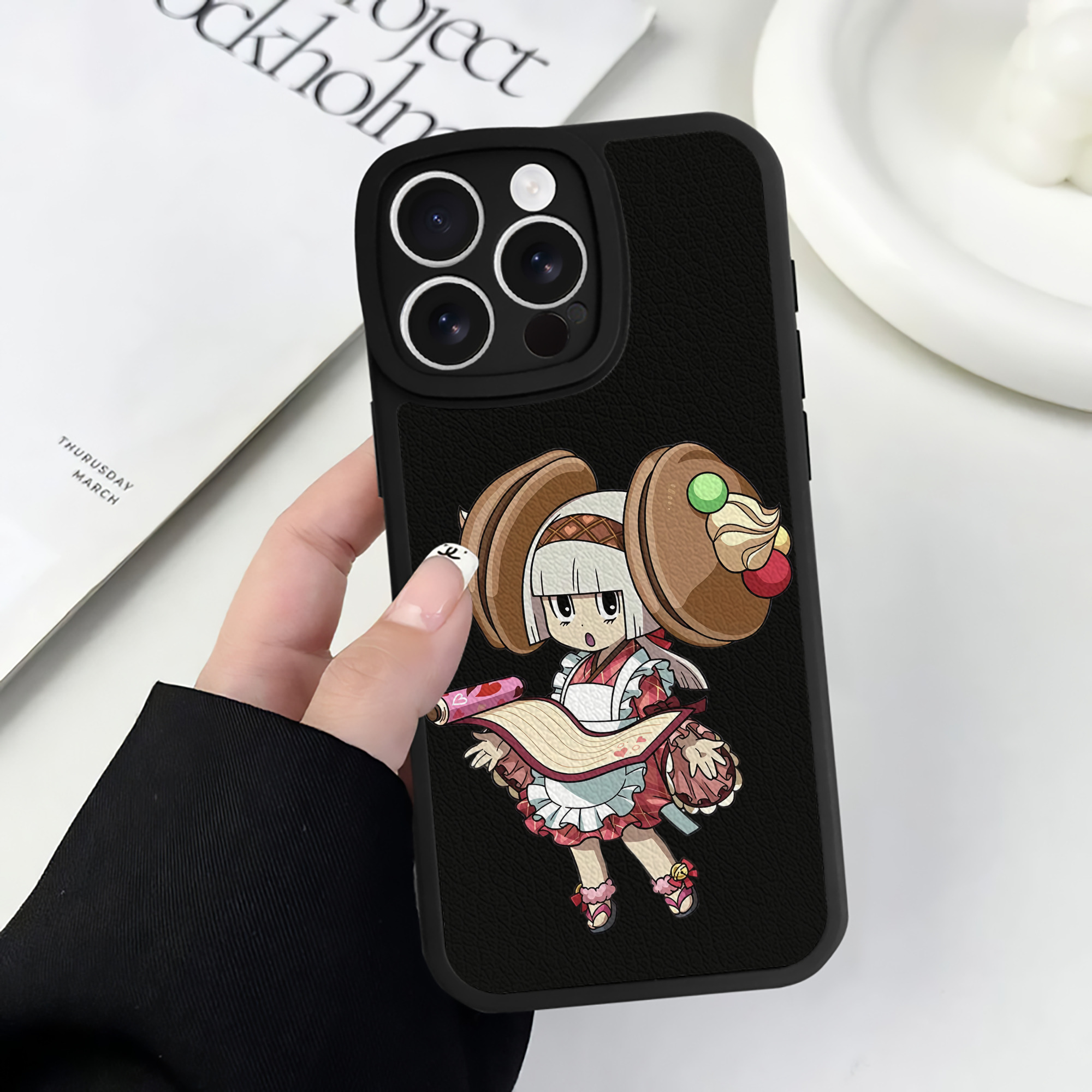 （画像用） 妖怪ウォッチ Yo-kai Watch 【iPhone 16シリーズ対応】シリコンスマホケース（レザー調） 材質：シリコン
